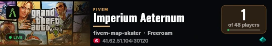 Imperium Aeternum live status badge