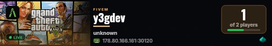 y3gdev live status badge