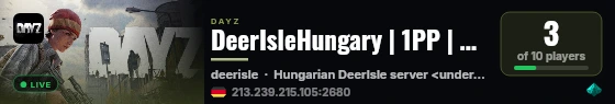 DeerIsleHungary | 1PP | Vanilla live status badge
