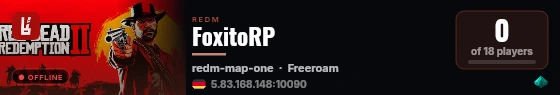 FoxitoRP live status badge