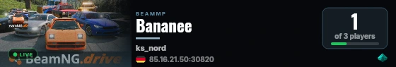 Bananee live status badge