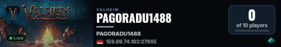 PAGORADU1488 live status badge