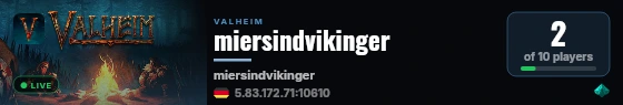 mirsindvikinger live status badge