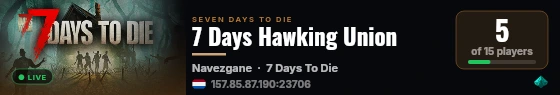 7 Days Hawking Union live status badge