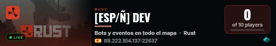 [ESP/Ñ] DEV live status badge