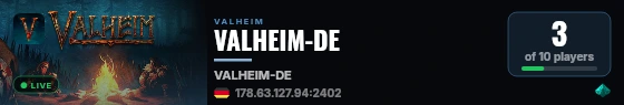 VALHEIM-DE live status badge