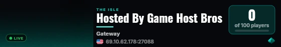 Hosted By Game Host Bros live status badge