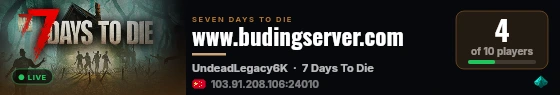 www.budingserver.com live status badge