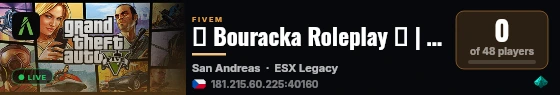 👑 Bouracka Roleplay 👑 | 🔓 WL-OFF 🔓 live status badge