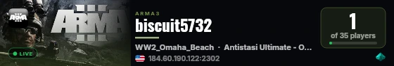 biscuit5732 live status badge