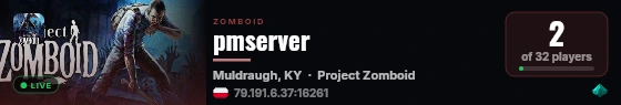 pmserver live status badge
