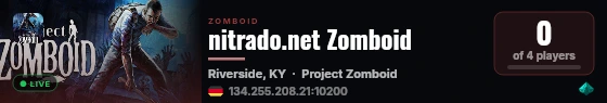 nitrado.net Zomboid live status badge