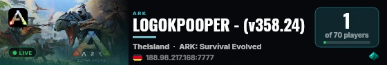 LOGOKPOOPER - (v358.24) live status badge
