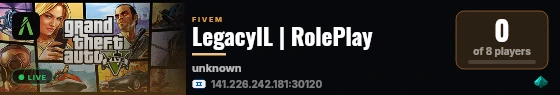LegacyIL | RolePlay live status badge