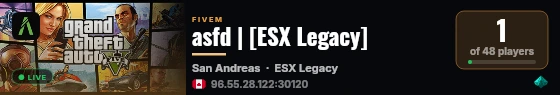 asfd | [ESX Legacy] live status badge