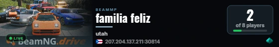 familia feliz live status badge