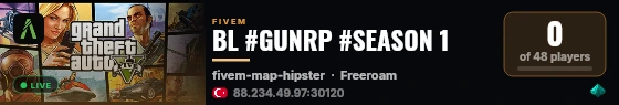 BL #GUNRP #SEASON 1 live status badge