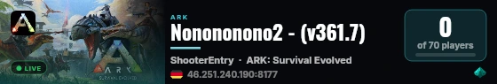 Nonononono2 - (v361.7) live status badge