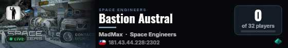 Bastion Austral live status badge