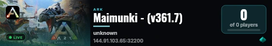 Maimunki - (v361.7) live status badge