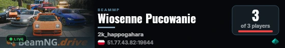 Wiosenne Pucowanie live status badge