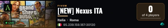 [NEW] Nexus ITA live status badge
