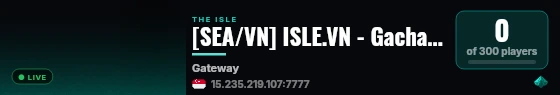 [SEA/VN] ISLE.VN - Gacha SV8 Discord.gg/islevn live status badge