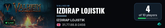 IZDIRAP LOJISTIK live status badge