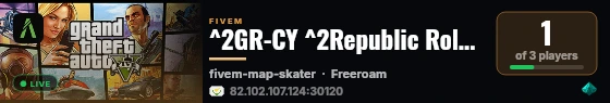 ^2GR-CY ^2Republic Roleplay  live status badge