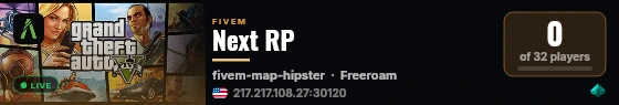 Next RP live status badge