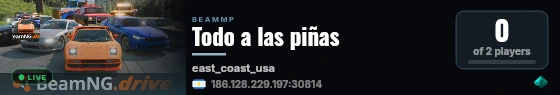 Todo a las piñas live status badge