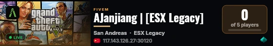 AJanjiang | [ESX Legacy] live status badge