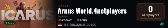 Arnus World.4netplayers live status badge