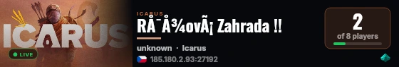 RÅ¯Å¾ovÃ¡ Zahrada !! live status badge
