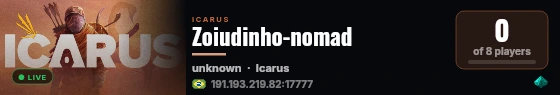 Zoiudinho-nomad live status badge
