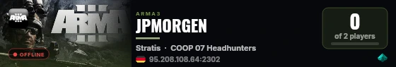 JPMORGEN live status badge