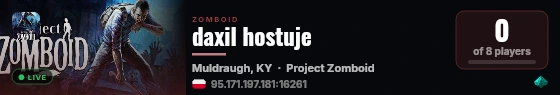 daxil hostuje live status badge