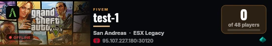 test-1 live status badge