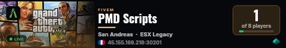 PMD Scripts live status badge