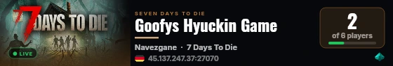 Goofys Hyuckin Game live status badge