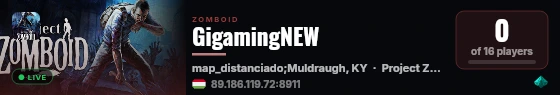 GigamingNEW live status badge