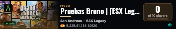Pruebas Bruno | [ESX Legacy] live status badge