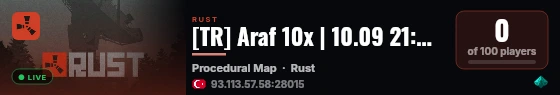 [TR] Araf 10x | 10.09 21:00 | NoBP/NoLimit | RaidBildirim live status badge