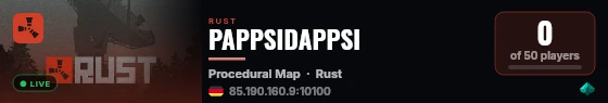 PAPPSIDAPPSI live status badge