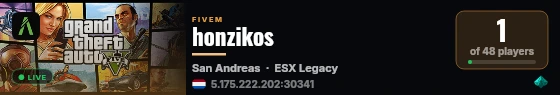 honzikos live status badge