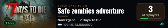 Safe zombies adventure live status badge