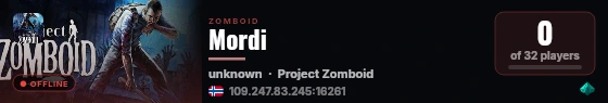Mordi live status badge