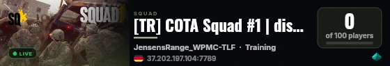 [TR] COTA Squad #1 | discord.gg/cota #Birlikte4Yıl live status badge