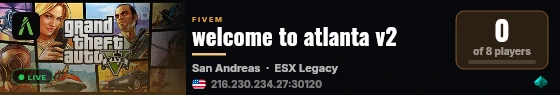 welcome to atlanta v2 live status badge