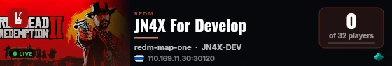 JN4X For Develop live status badge